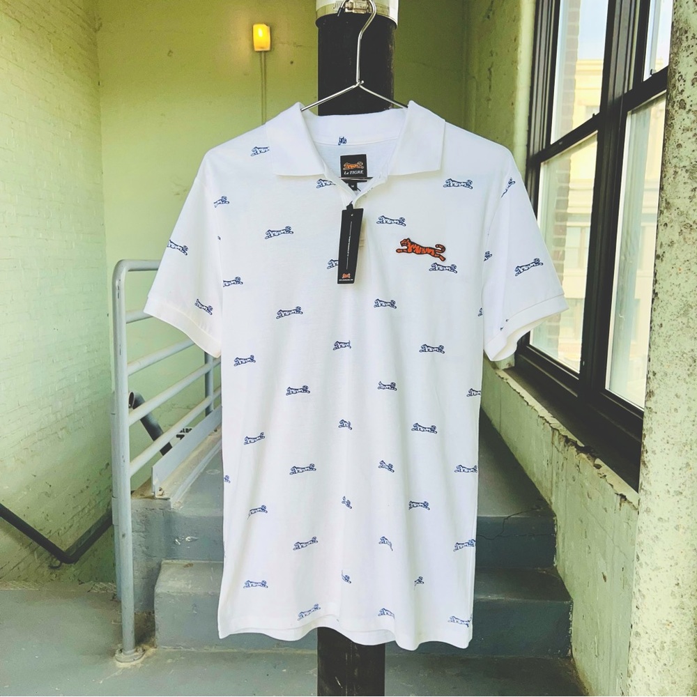 Le Tigre monogram polo shirt NWT